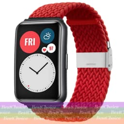 Nylon Strap For Correa Huawei Watch Nylon Braided Elastic Solo Loop For Huawei Watch Fit Strap Adjustable Woven Straps Bracelet