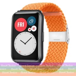 Nylon Strap For Correa Huawei Watch Nylon Braided Elastic Solo Loop For Huawei Watch Fit Strap Adjustable Woven Straps Bracelet