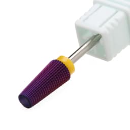 Purple 5 in 1 Tapered Carbide Nail Drill Bits Drills Milling Cutter for Manicure Remove Gel Acylics Nails Accessories Tool