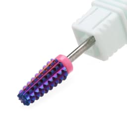 Purple 5 in 1 Tapered Carbide Nail Drill Bits Drills Milling Cutter for Manicure Remove Gel Acylics Nails Accessories Tool