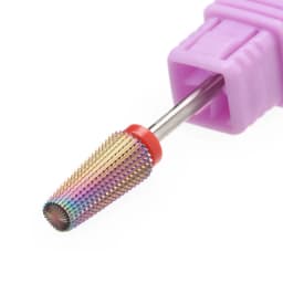 Purple 5 in 1 Tapered Carbide Nail Drill Bits Drills Milling Cutter for Manicure Remove Gel Acylics Nails Accessories Tool