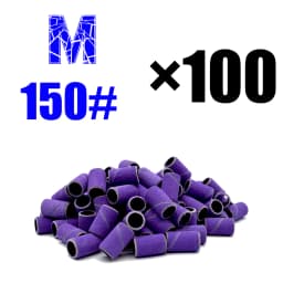 RolinStar Sanding Bands Band 100/Pcs Pedicure Manicure Foot Care Tools 80# 150# 240# Nail Drill Bit Without Mandrel