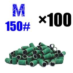 RolinStar Sanding Bands Band 100/Pcs Pedicure Manicure Foot Care Tools 80# 150# 240# Nail Drill Bit Without Mandrel