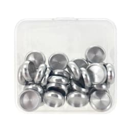 11pcs 18mm/21mm Metal Binding Ring Planner Discs Notebook Binders Mushroom Hole Binding Discs Discbound Planner Ring Binder
