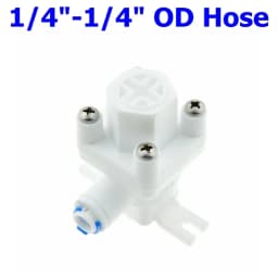 RO Water Straight Plastic Ball Valve 1/4" 3/8" OD Hose Quick Connect 1/4" 3/8" Male 1/2" Female Reveser Osmosis Aquarium Fitting