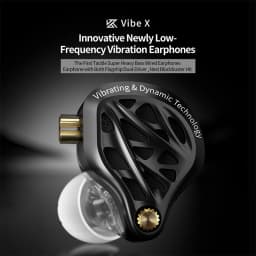 KZ Vibe X Low Frequency Vibration Earbuds HiFi Deep Bass Headset Stereo Sound In-Ear Earphones for Music Gaming