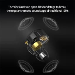 KZ Vibe X Low Frequency Vibration Earbuds HiFi Deep Bass Headset Stereo Sound In-Ear Earphones for Music Gaming