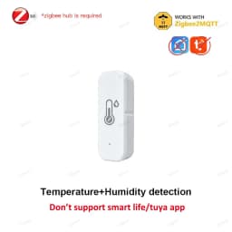 Zigbee Probe Temperature Sensor Humidity Detector TUYA Smart Life 2MQTT Thermometer Hygrometer For Aquarium Wine Cellar Freezer