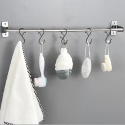 5/10/20 PCS S Hooks with Safety Buckle, Heavy Duty Metal S Shaped Hooks for Hanging Plants, Kitchen Utensil, Clothes, Pot,etc.
