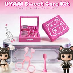 UYAAI Contact Lens Cleaner SET Contact Cleaning Lens Wearing Tool Eyes Opener Lens Care Accesories Lens Nursing Solution