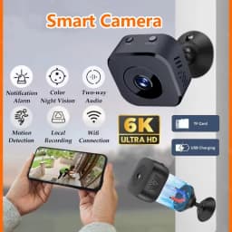 4K Full HD Mini Security Camera Pro WiFi Surveillance With 2 Way Audio Motion Detection Infrared Night Vision Security Camera
