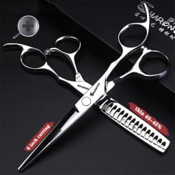 Sharonds 440c 6/7/7.5 Inch Haircut Thinning Scissors Professional Barber Shop Hairdressing Scissors Cutting Scissors Hair Shears