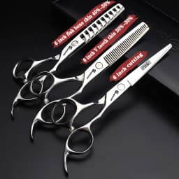 Sharonds 440c 6/7/7.5 Inch Haircut Thinning Scissors Professional Barber Shop Hairdressing Scissors Cutting Scissors Hair Shears