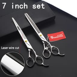 Sharonds 440c 6/7/7.5 Inch Haircut Thinning Scissors Professional Barber Shop Hairdressing Scissors Cutting Scissors Hair Shears