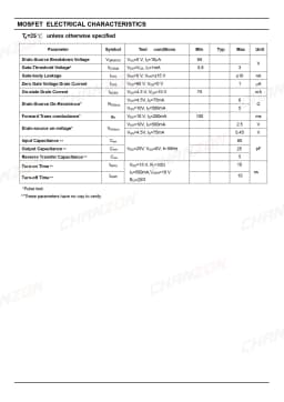 100pcs 2N7000 TO-92 N-Channel Mosfet Bipolar Junction Transistor BJT SIC Mos Fets Triode Tube 200mA 60V Integrated Circuits