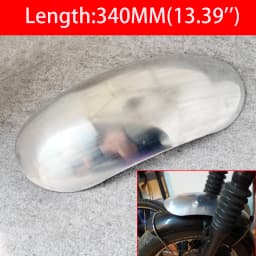 Motorcycle Aluminum Universal Unpainted Short Front Mudguard Fender Mud Guard Custom For Harley Touring Chopper Bobber
