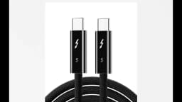 ASUS Thunderbolt 5 Cable 80Gbps PD 240W Data Cable Fast Charging 8K60Hz Type-C Cable for MacBook, iPad, iPhone, and Android