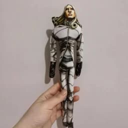 28cmJoJo Jotaro Kujo Joseph Joestar Gyro Zeppeli Johnny Joestar Stuffed Doll Abstract Wire Skeleton Cosplay Fans Collection Gift