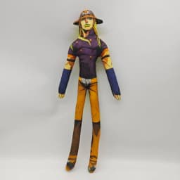 28cmJoJo Jotaro Kujo Joseph Joestar Gyro Zeppeli Johnny Joestar Stuffed Doll Abstract Wire Skeleton Cosplay Fans Collection Gift