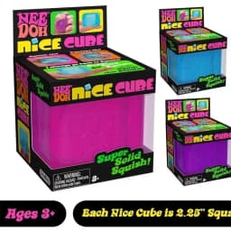 Neeboh Nice Cube Sensory Stress Reliever Squishy Toy Fidget Tool for Anxiety & Focus Desk Sensory Cube for Adults & Kids