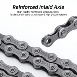 Mountain Bike Shifting High-Speed Bicycle Chain 6/7/8/9/11 Link Design (Total of 116 Links) Bicycle Accessories Original Chain
