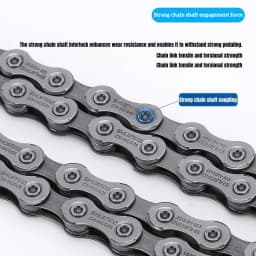 Mountain Bike Shifting High-Speed Bicycle Chain 6/7/8/9/11 Link Design (Total of 116 Links) Bicycle Accessories Original Chain