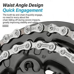 Mountain Bike Shifting High-Speed Bicycle Chain 6/7/8/9/11 Link Design (Total of 116 Links) Bicycle Accessories Original Chain
