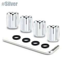 DSYCAR 1Set Anti-theft Sport Tire Valve Dust Caps Dustproof Tire Cap Valve Stem Caps for Cars , Bike, Moto New