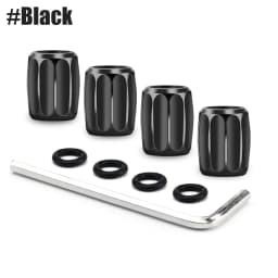 DSYCAR 1Set Anti-theft Sport Tire Valve Dust Caps Dustproof Tire Cap Valve Stem Caps for Cars , Bike, Moto New