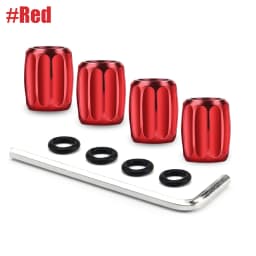 DSYCAR 1Set Anti-theft Sport Tire Valve Dust Caps Dustproof Tire Cap Valve Stem Caps for Cars , Bike, Moto New