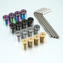 DSYCAR 1Set Anti-theft Sport Tire Valve Dust Caps Dustproof Tire Cap Valve Stem Caps for Cars , Bike, Moto New