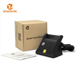 Zoweetek USB ID Smart Card Reader for IC DNIE DNI EMV CAC Bank Chip Smart Card