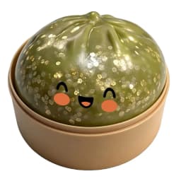 Glitter Crystal Dumpling Squishy Box Sensory Squeeze Toy for Stress Relief Colorful Glittery Dough Ball Fidget Toy Gift
