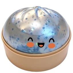 Glitter Crystal Dumpling Squishy Box Sensory Squeeze Toy for Stress Relief Colorful Glittery Dough Ball Fidget Toy Gift