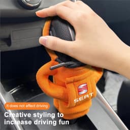 Car Hoodie Change Speed Lever Sweatshirt Handle Gear Shift Knob Cover For SEAT Cupra Exeo Ibiza FR Leon mk1 Tarraco Ateca Toledo