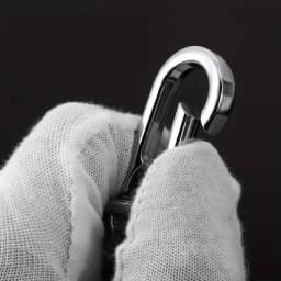4 PCS Stainless Steel Carabiner Clip Keychain Metal Key Rings Keyring Key Holder Clips Hook Holder Organizer for Car Keys Finder