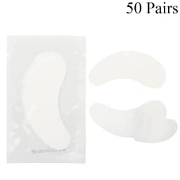 50pairs Eye Patches Under Eye Pads Paper Gel Lash Pad Eye Sticker Tips Wraps Hydrogel Eyelash Extension Patch Makeup Tool