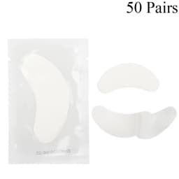 50pairs Eye Patches Under Eye Pads Paper Gel Lash Pad Eye Sticker Tips Wraps Hydrogel Eyelash Extension Patch Makeup Tool