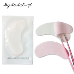 50pairs Eye Patches Under Eye Pads Paper Gel Lash Pad Eye Sticker Tips Wraps Hydrogel Eyelash Extension Patch Makeup Tool