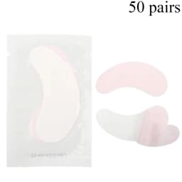 50pairs Eye Patches Under Eye Pads Paper Gel Lash Pad Eye Sticker Tips Wraps Hydrogel Eyelash Extension Patch Makeup Tool