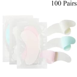 50pairs Eye Patches Under Eye Pads Paper Gel Lash Pad Eye Sticker Tips Wraps Hydrogel Eyelash Extension Patch Makeup Tool