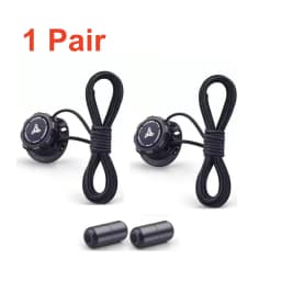 1/4 Pairs No-Tie Shoe Locks Rotating Buckles for Sports Outdoor Shoes Unisex Quick Adjust Design Pre-Installed Shoe Accessories