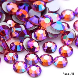 SS16 SS20 SS30 Glitter Rhinestone Crystal AB Non Hot Fix Flat Back Rhinestone Apparel for Nail Art Fabric Garment