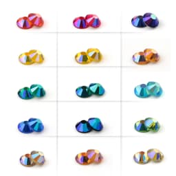 SS16 SS20 SS30 Glitter Rhinestone Crystal AB Non Hot Fix Flat Back Rhinestone Apparel for Nail Art Fabric Garment