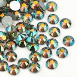 SS16 SS20 SS30 Glitter Rhinestone Crystal AB Non Hot Fix Flat Back Rhinestone Apparel for Nail Art Fabric Garment