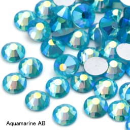 SS16 SS20 SS30 Glitter Rhinestone Crystal AB Non Hot Fix Flat Back Rhinestone Apparel for Nail Art Fabric Garment