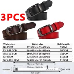 Women's Strap Casual All-Match Women Brief Genuine Leather Belt Women Strap Pure Color Belts Top Quality Jeans Belt WH001