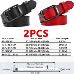 Women's Strap Casual All-Match Women Brief Genuine Leather Belt Women Strap Pure Color Belts Top Quality Jeans Belt WH001
