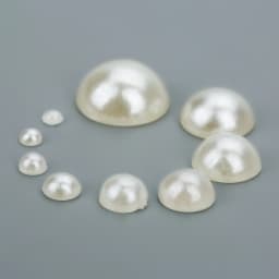 50-500pcs/lot Flat Back Half Pearl Beads 2/3/4/5/6/8/10/12/14mm Domed Cabochon Beads DIY Jewelry Making Material F1541
