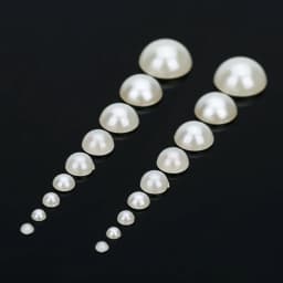 50-500pcs/lot Flat Back Half Pearl Beads 2/3/4/5/6/8/10/12/14mm Domed Cabochon Beads DIY Jewelry Making Material F1541